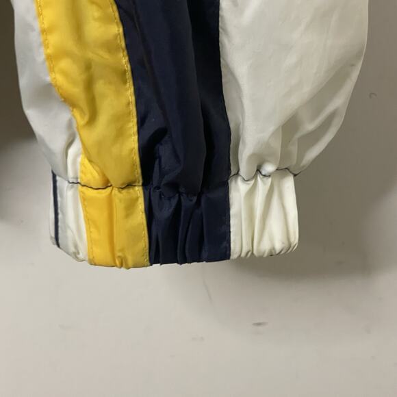 VTG 80s 90s Quinnipiac University Tennis Nylon Zip Up Jacket Men XL Academia Ivy - Picture 13 of 16